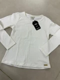 BLUSA COTTON PENTEADO RALA KIDS BRANCO