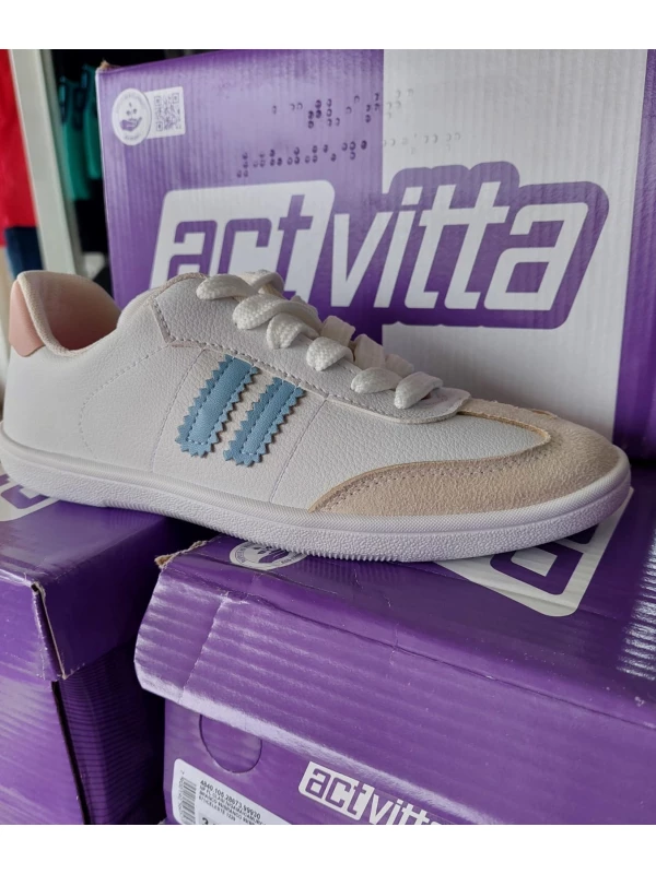 TENIS ACTVITTA BRANCO OFF/ROSA 