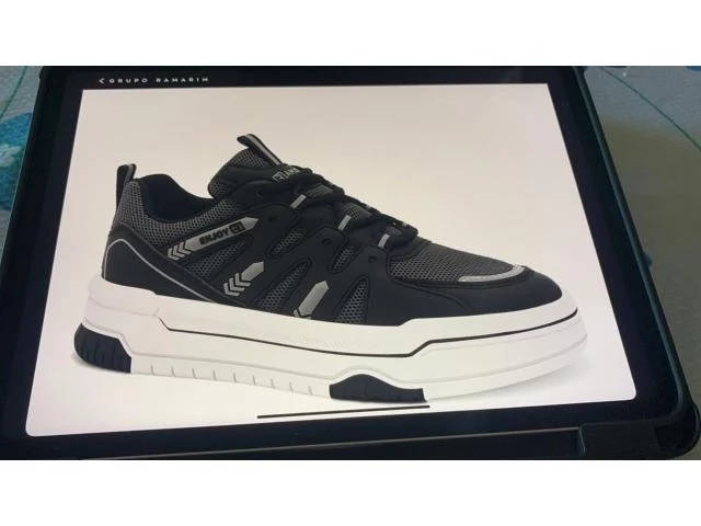 TENIS RAMARIM PRETO/BRANCO