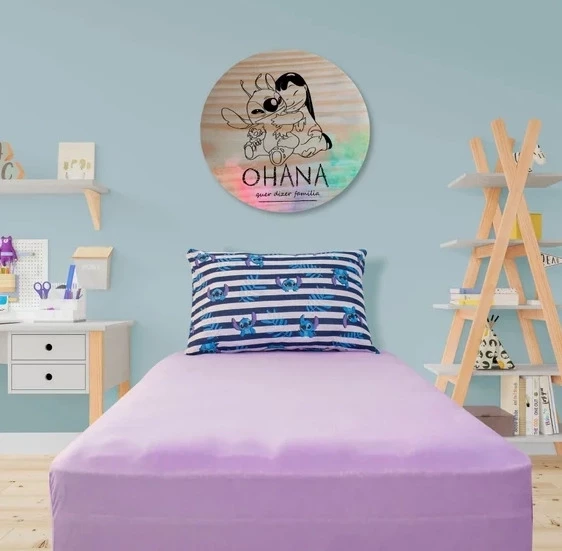 JOGO LENCOL STITCH BLUE SOLTEIRO PORTALLAR
